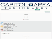 Tablet Screenshot of capitolareatechnology.com